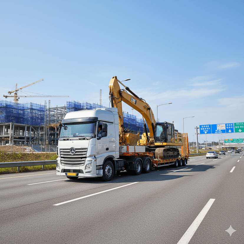 건설장비 운송